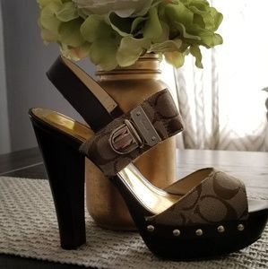 Coach platform shoes